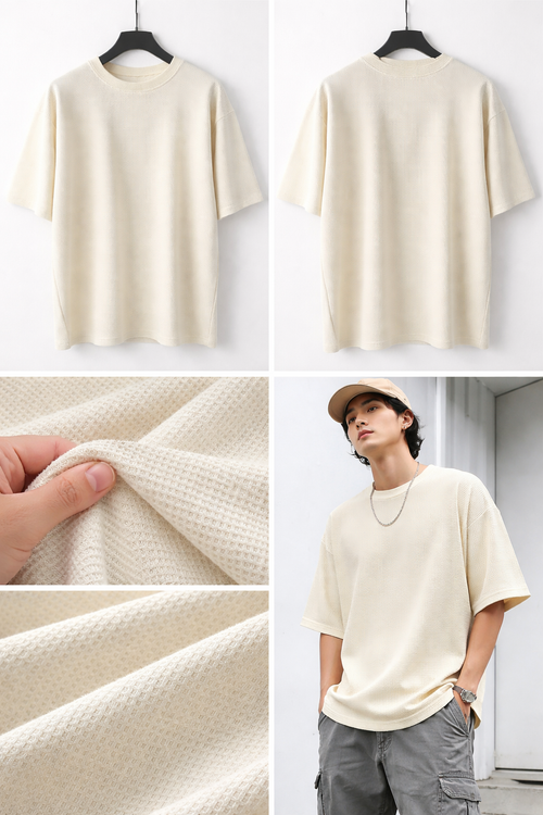 Cream Oversized T-Shirt