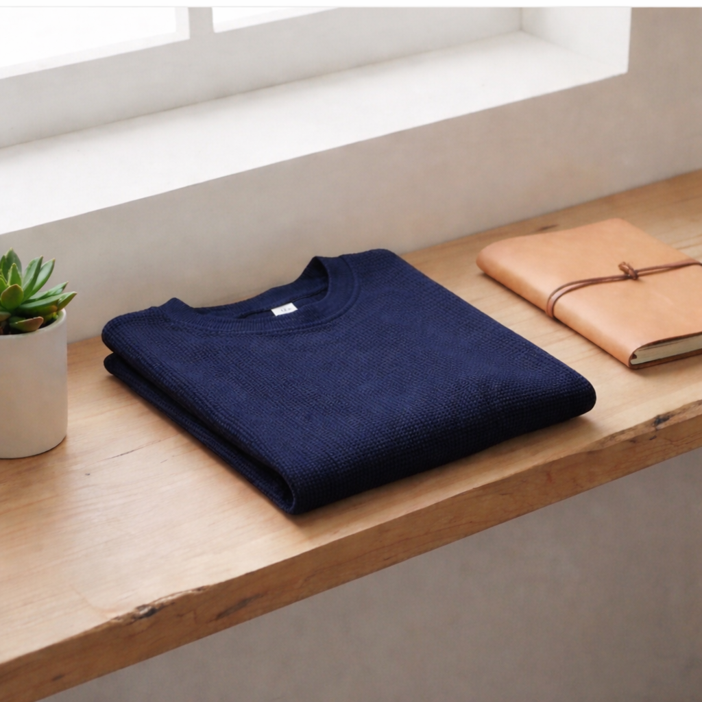 Navy Blue Oversized T-Shirt