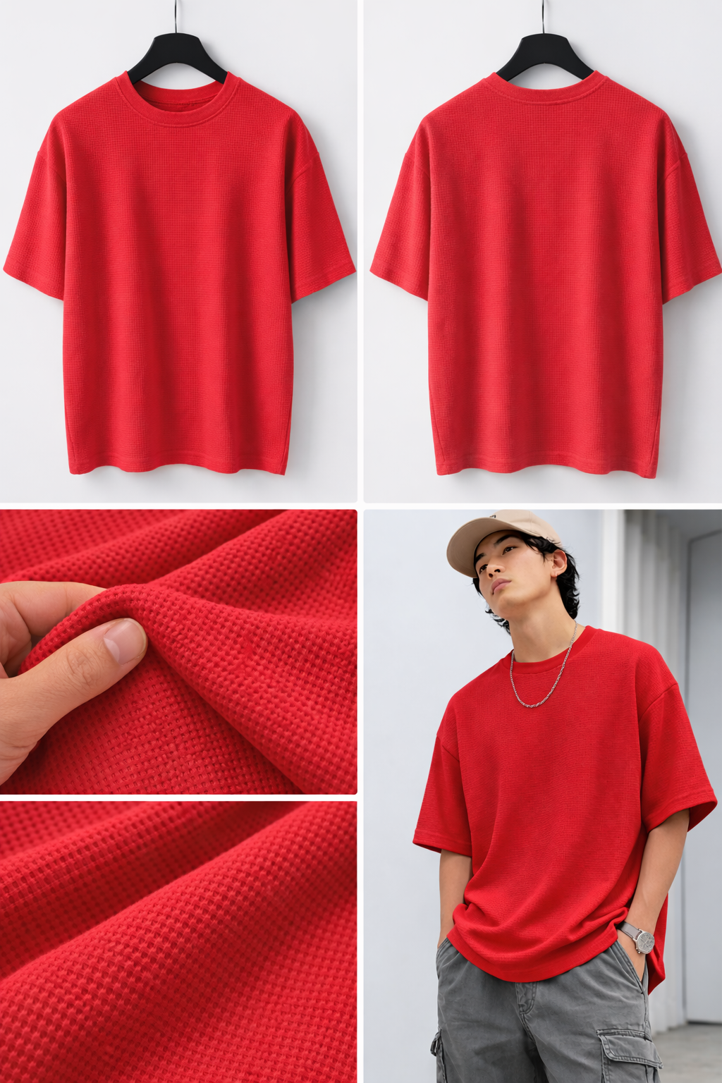 Red Oversized T-Shirt