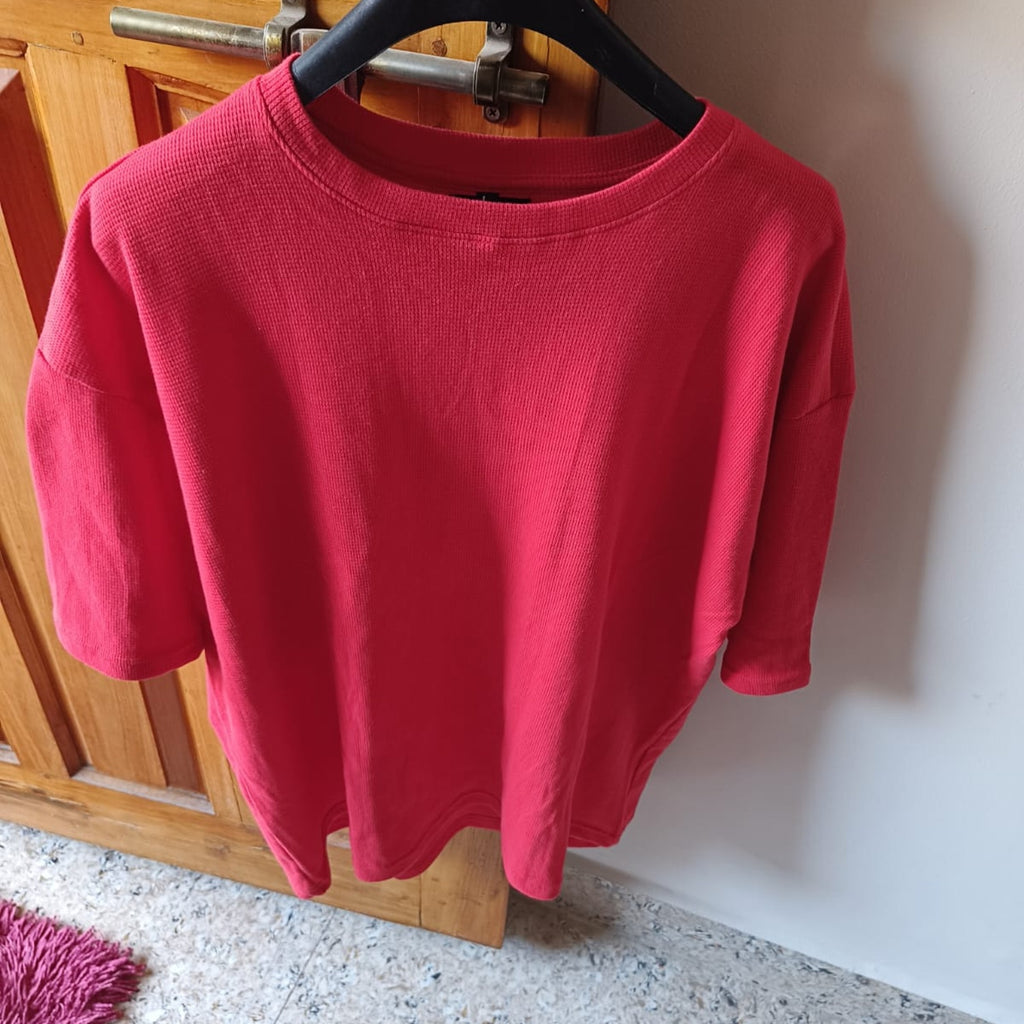Red Oversized T-Shirt
