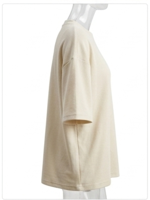 Cream Oversized T-Shirt